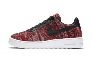 Nike Air Force 1 Flyknit redblack